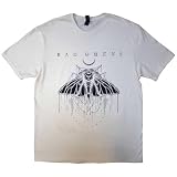 Bad Omens Band Logo Moth T Shirt, Natural, M