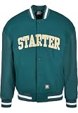 STARTER BLACK LABEL St055-starter Team Jacket Chaqueta universitaria, Retro Green, L para Hombre