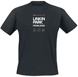 Linkin Park from Zero Radiate Hombre Camiseta Negro 100% algodón Regular