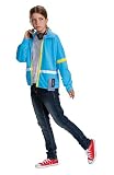 Disguise Disfraz de Max Mayfield, chaqueta oficial de Stranger Things con auriculares sintéticos, talla para niños (10-12)