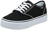 Vans - Camden Platform, Zapatillas Mujer, Negro ((Canvas) Black/White 187)