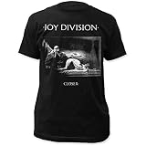 Joy Division Hombre Closer Slim Fit – Camiseta para hombre negro