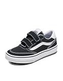 Vans Brooklyn LS V, Zapatillas Unisex niños, Suede Canvas Black White 25 EU