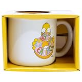 Stor TAZA CERAMICA DESAYUNO 400 ML EN CAJA REGALO SIMPSONS HOMER FACE
