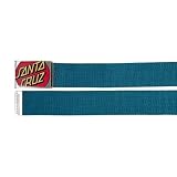 Santa Cruz Cinturón de lunares verde azulado con hebilla para abrebotellas