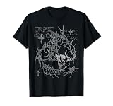 Y2K Grunge Goth Alt Skull Sigilism Vintage Graphic Camiseta