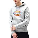Dickies Icon Logo Hoodie, Sudadera con Capucha Hombre, Grigio Sport, M