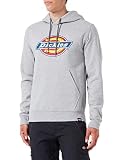 Dickies LOGO GRAPHIC FLEECE HOODIE, Sudadera para Hombre, Gris (HEATHER GREY), M