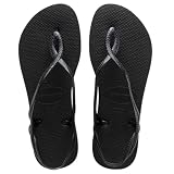 Havaianas - Luna, Sandalias Cómodas, Estilosas y Funcionales, Ajuste Seguro en Tobillo, Tiras Trenzadas y Suela Antideslizante, Mujer