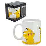 CARTOON Taza de cerámica Pikachu Pokemon modelo Mug 325ml taza de desayuno para niños