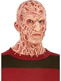 Smiffys A Nightmare On Elm Street, máscara de Freddy Krueger, Cabeza completa, látex