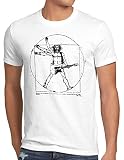 style3 Vinci Rock Camiseta para Hombre T-Shirt música Festival, Talla:, Color:Blanco