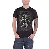 T-Shirt # M Black Unisex # Goat With Skull