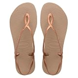 Havaianas Luna Mujer Sandalias Oro Rosa 39/40 EU