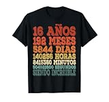 Regalos para Adolescentes de 16 Años Chicas Cumpleaños 16 Camiseta