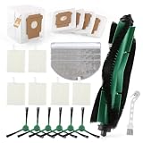Para iRobot Roomba Combo 2 Essential Repuesto Accesorios para iRobot Roomba 105 Combo con 1 Cepillo Principal,6 Cepillo Lateral,4 Bolsas Polvo,6 Filtro Hepa,4 Paños Fregado Accessory