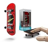 BIGH Fingerboard Profesional de Madera Natural de Arce - Monopatin para Dedos - Finger Skate pequeño - Patín para Regalar y Jugar - Fingerskate Colecionable - Color: Loud