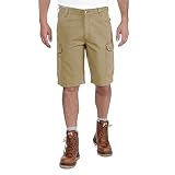Carhartt Rigby Rugged Cargo Short, Pantalones Cortos Hombre, Marrón (Dark Khaki), 32W