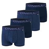 O’Neill Basic - Calzoncillos tipo bóxer deportivos para hombre, para cualquier ocasión (juego de 2 unidades) Azul/Melange/Marine (4349). S