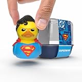 TUBBZ Mini: DC Comics - Superman Figura Mini Coleccionable de Pato de Goma Disfrazado