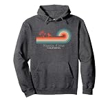 Vintage Surfer California I Retro Santa Cruz California Sudadera con Capucha