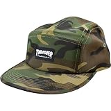 Sombrero ajustable de 5 paneles con logo de Thrasher Mag