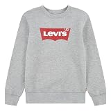 Levi's Kids Niños Batwing Crewneck 9e9079 sudadera Not Applicable, Gris (Grey Heather 078), 12 años (Talla del fabricante: 12A)