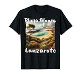 Playa Blanca Lanzarote Vacaciones Playa Desierto de Dunas Camiseta