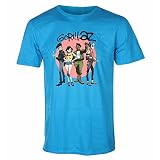 Gorillaz Camiseta Group Circle Rise Band Logo Nuevo Oficial Hombre Sapphire Azul Talla M