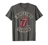 Oficial The Rolling Stones Vintage Tour 1978 Asphalt Gris Camiseta
