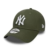 New Era New York Yankees MLB League Essential Verde Oliva 9Forty Gorra Ajustable para Niños
