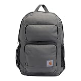 Carhartt 19032104 legado estándar trabajo mochila con acolchado funda blanda para ordenador portátil y Tablet de almacenamiento, color gris