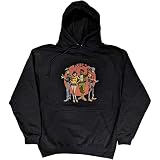 Gorilla Gorillaz - Sudadera con Capucha y Logotipo de Banda de Tiro Circular, Unisex, Color Azul Marino, Azul Marino, M