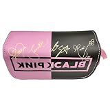 WKxinxuan Blackpin Estuche, Blackpin Bolsa, Estuche de LáPices NiñOs, ImpresióN 3D para La Caja de PapeleríA con Compartimentos, Bolsas de CosméTicos, Caja de PapeleríA con Cremallera para Los NiñOs