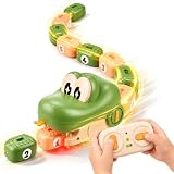 WixbFyn Serpiente Magnética Teledirigida, Snake Game 6+, Luz y Sonido