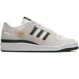 adidas Forum 84 High Zapatos Hombre, Blanco cristal/verde oscuro/amarillo preamado, 44 EU