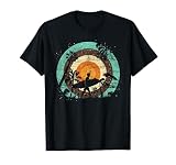 Playa Verano Vacaciones Palmas Puesta Del Sol Surfero Surf Camiseta