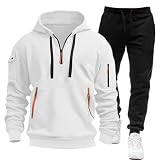 riou Fato de Treino Homem Invierno Baloncesto Chándal Gimnasio Informal Conjunto Chandal Completo Deportivo Moda Chandal Completo Largo 2 Piezas Chandal con Capucha 2025