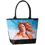 VON LILIENFELD Bolso La nascita di Venere Sandro Botticelli Señoras Arte Motivo Shopper Dimensiones cm L42 x H30 x D15 Bolso Playa Oficina