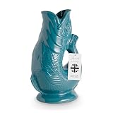 Wade - Jarra para pescado, loza, emblemática herencia del Reino Unido, fabricada en Stoke-on-Trent, 1,2 L, agave