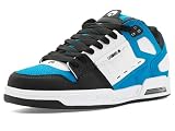 Osiris Zapatillas de skate Peril para hombre, Negro/Blanco/Azul, 9.5
