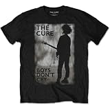 T-Shirt # L Black Unisex # Boys Don't Cry Black & White
