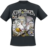 Helloween Dr. Stein Hombre Camiseta Negro 100% algodón Regular