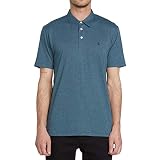 Volcom Banger - Polo para hombre, Azul (Airforce Blue), Large