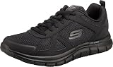 Skechers 52631-BBK Hombre Zapatillas, Negro (Black 52631/Bbk), 42 EU