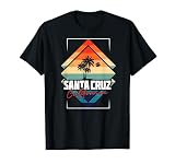 Santa Cruz California CA I Retro Santa Cruz Camiseta