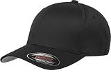 Flexfit Gorra de béisbol atlética para Hombre, Negro, L/XL