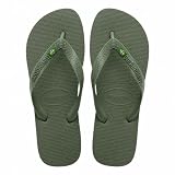 Havaianas Top Brasil FlipFlop Unisex adulto Olive Green 43 EU