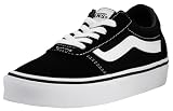 Vans Ward, Zapatillas Mujer, Black and White, 39 EU