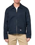 Dickies Chaqueta Eisenhower sin forro para hombre, Azul marino oscuro, Large